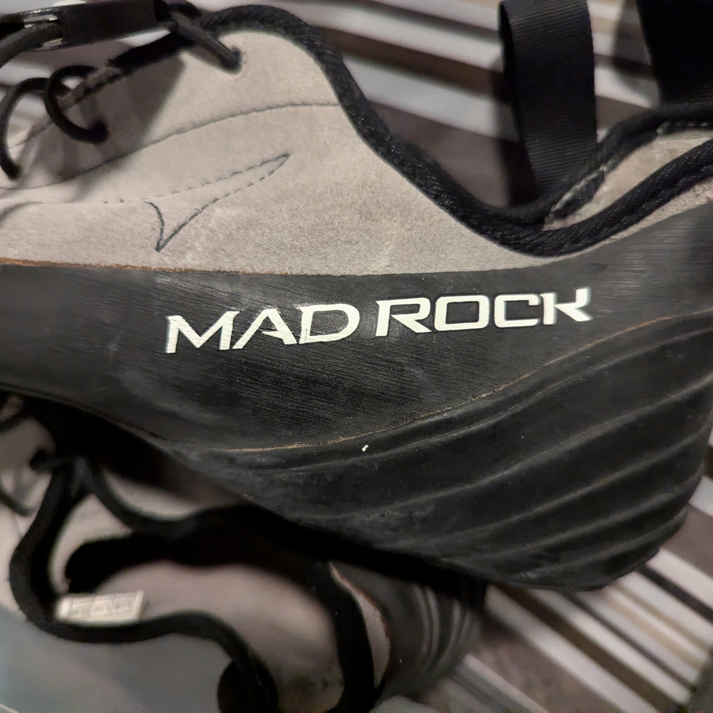 Mad Rock Climbing Shoes in Black and Gray